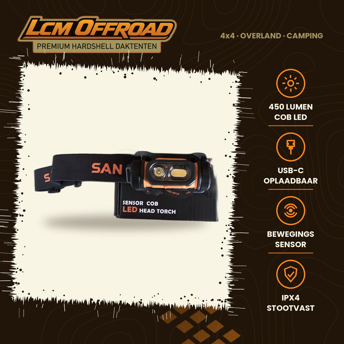 SAN HIMA hoofdlamp